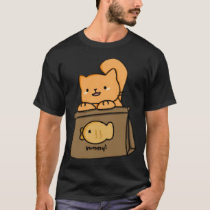 Cat Taiyaki Fish T-Shirt