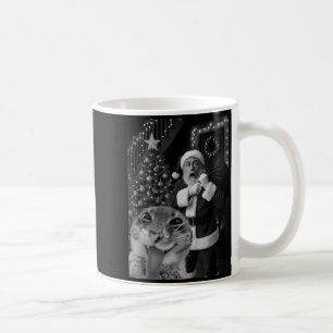 Cat Taking A Selfie Santa Christmas Xmas Pajamas H Coffee Mug