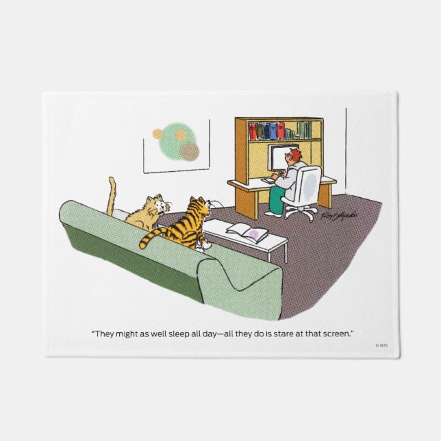 Cat Talk Doormat (Front)