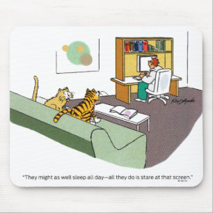 Cat Talk Mouse Pad