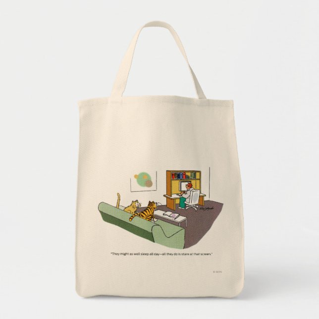 Cat Talk Tote Bag (Front)
