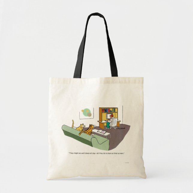 Cat Talk Tote Bag (Front)