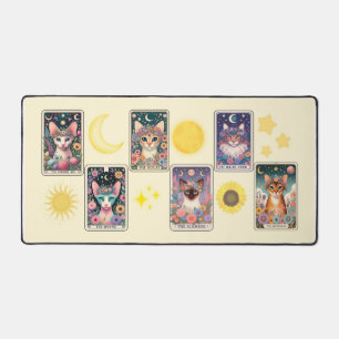 Cat Tarot Card Desk Mat
