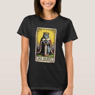 Cat Tarot Card Hiss Majesty Cat Scratching Post Tr T-Shirt