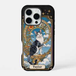 Cat Tarot Card Personalised iPhone 16 Pro Case
