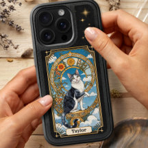 Cat Tarot Card Personalised iPhone 16 Pro Case