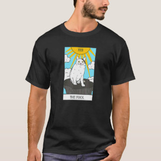 Cat  Tarot Card The Fool Feline Smiling T-Shirt