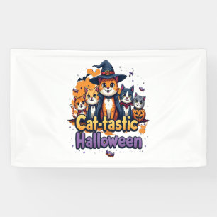 Cat-tastic Halloween Banner
