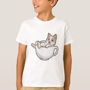 Cat Tea cup T-Shirt