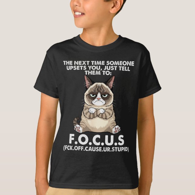 Cat The Next Time Someone Ets You Just Tell Them T T-Shirt (Front)