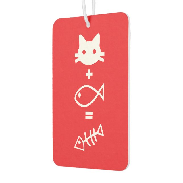 Cat-thematics Car Air Freshener (Left)