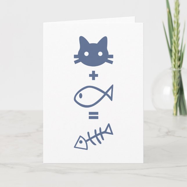 Cat-thematics Thank You Card (Front)