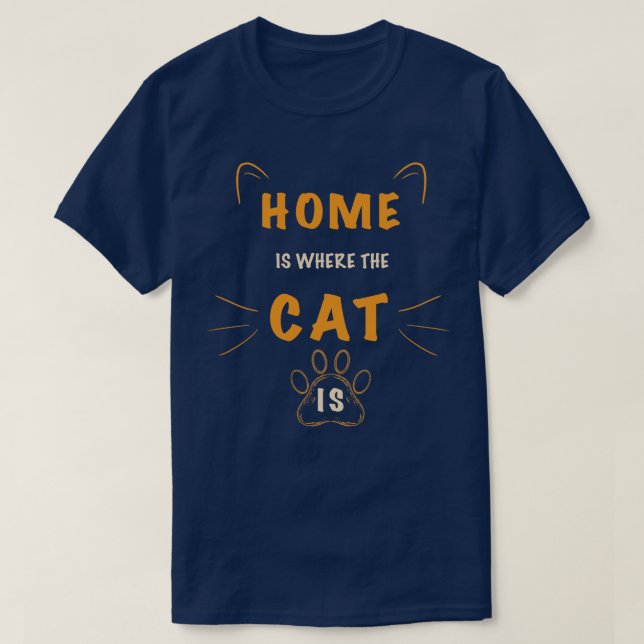 Cat theme T-Shirt (Design Front)