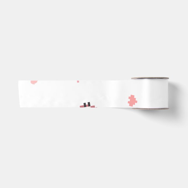 Cat themed 3"inch Satin Ribbon (Front)