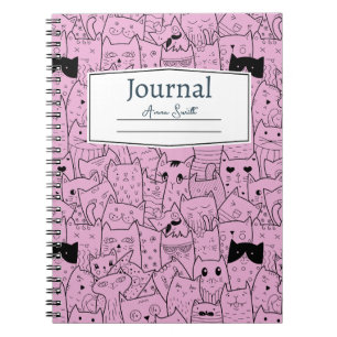 Cat Themed Annual Notebook