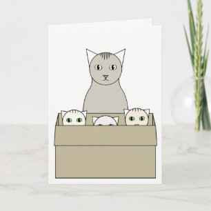 Cat-Themed Mother's Day Card