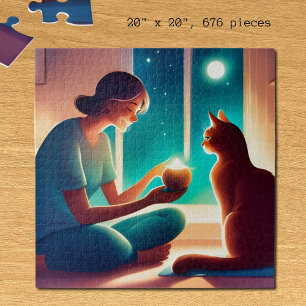 cat therapist jigsaw puzzle