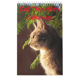 Cat Thoughts Calendar