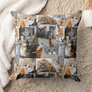 Cat Throw Pillow