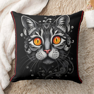 Cat Throw Pillow