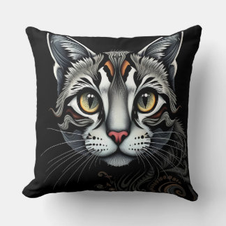 Cat Throw Pillow