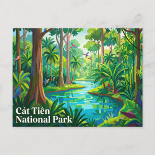 Cát Tiên National Park Vietnam Postcard