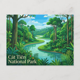 Cát Tiên National Park Vietnam Postcard