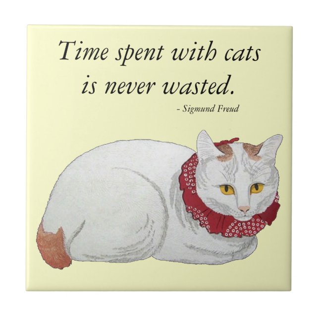 Cat Time Gift Tile (Front)