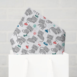 Cat Tissue Paper, Kitty Kitten Decoupage Paper