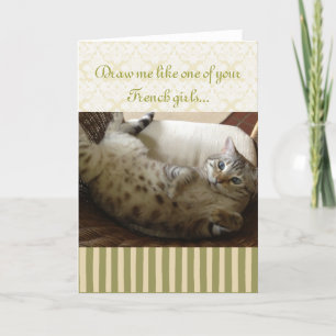 Cat Titanic Quote Card