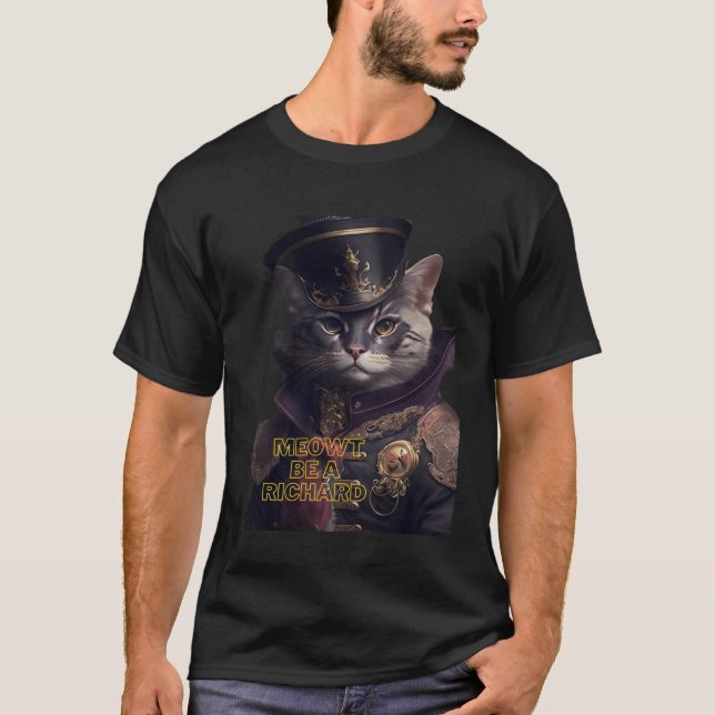 Cat titude is Everything Don t be a Richard T-Shirt (Front)