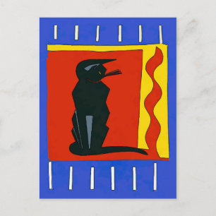 Cat to Flame Postcard
