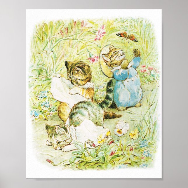 Cat Tom Kitten Poster for Baby & Nursery wall (Front)