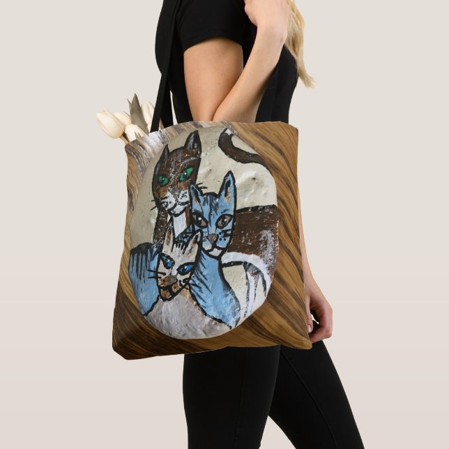 Cat Tote Bag (Close Up)