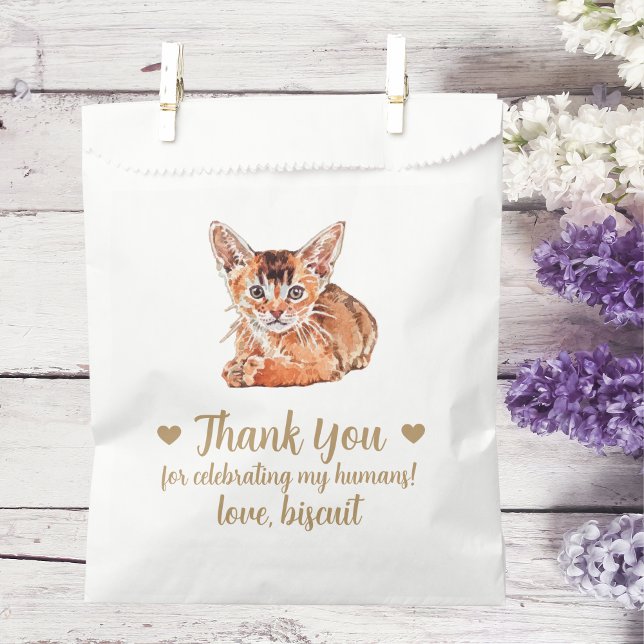 Cat Treat Wedding Favour Bag (Creator Uploaded)