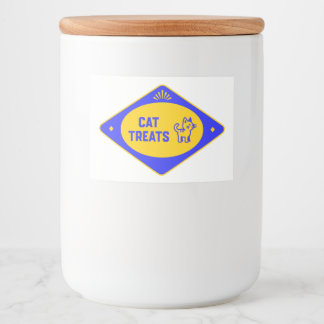 Cat Treats Storage Label