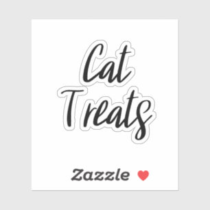 Cat Treats Storage Sticker