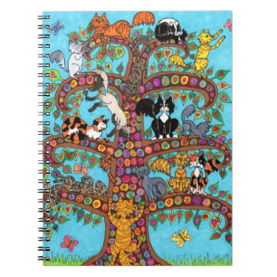 Cat Tree of Life 2 Notebook
