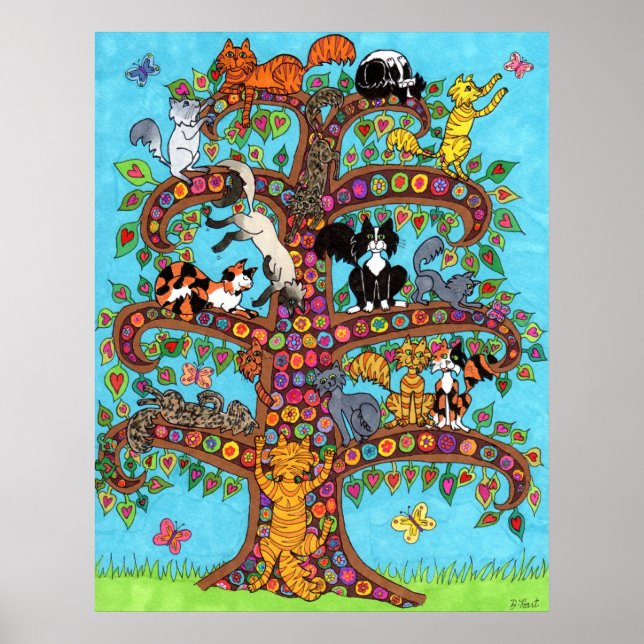 Cat Tree of Life 2 Poster (Front)