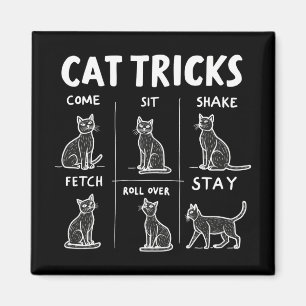Cat Tricks Purr-Fectly Hilarious Feline Fun Magnet