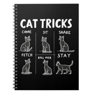 Cat Tricks Purr-Fectly Hilarious Feline Fun Notebook