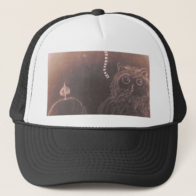 cat trucker hat (Front)