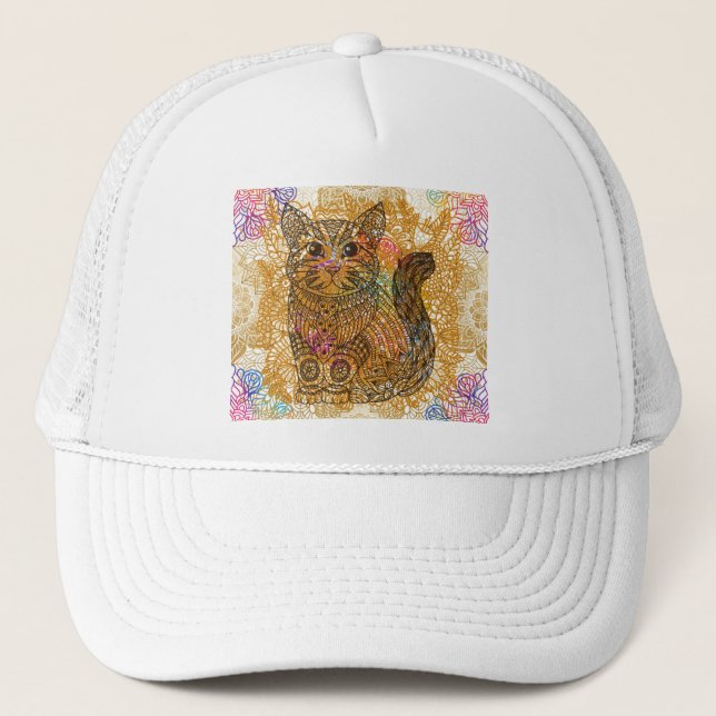 Cat Trucker Ht Trucker Hat (Front)