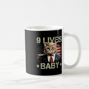 Cat Trump 9 Lives Ba Coffee Mug