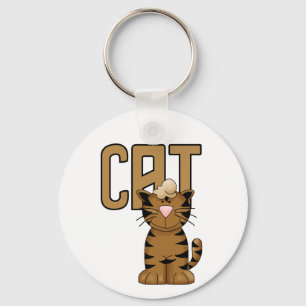 Cat Tshirts and Gifts Key Ring