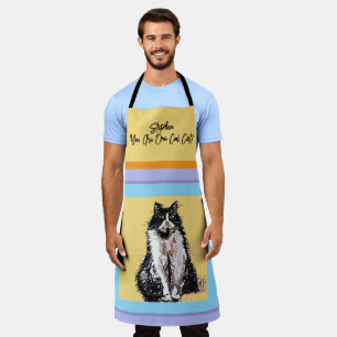 Cat Tuxedo Pastel Cats Womens Pastel Colors Apron