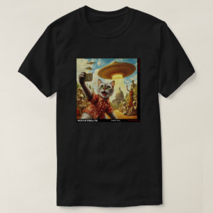 Cat UFO Selfie: Gift From The Kitten #03 T-Shirt