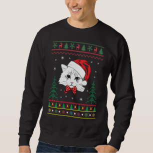 Cat Ugly Christmas Sweatshirt