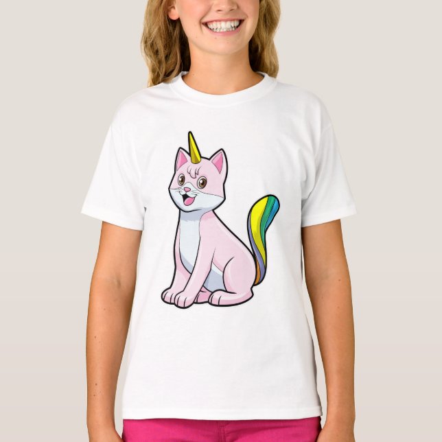 Cat Unicorn T-Shirt (Front)