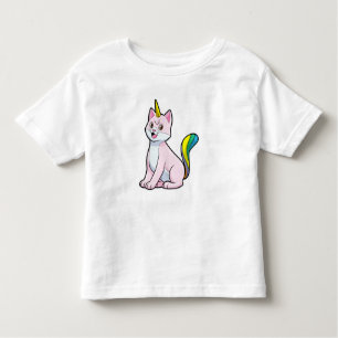 Cat Unicorn Toddler T-Shirt